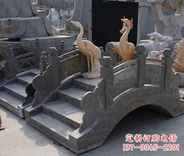 江西精致石制仿古拱桥雕塑