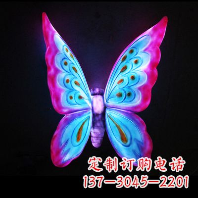 江西完美粉色蝴蝶雕塑