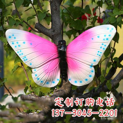 江西粉红蝴蝶塑像——引领你的精灵之旅