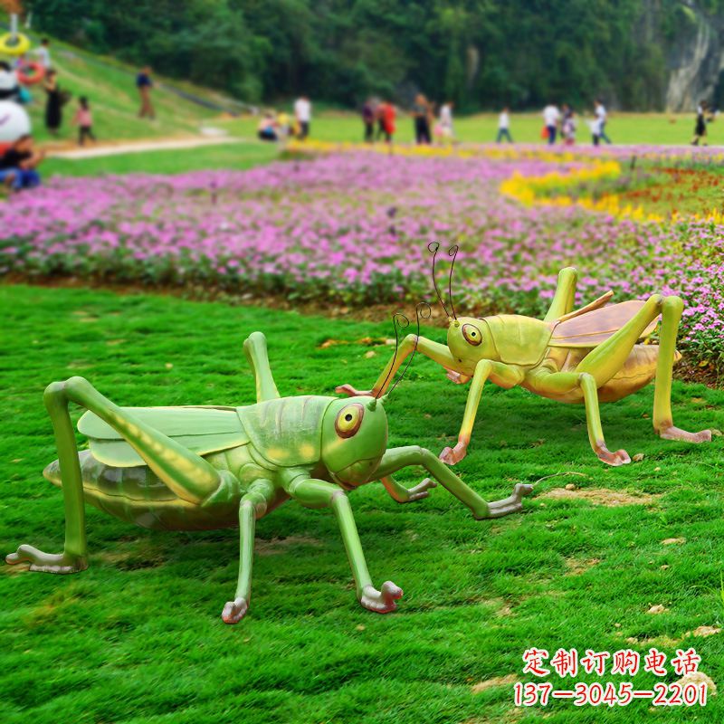 江西精美蝗虫雕塑摆件