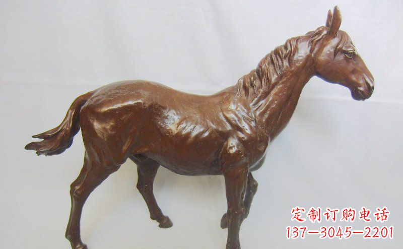 江西仿真马铸铜动物雕塑