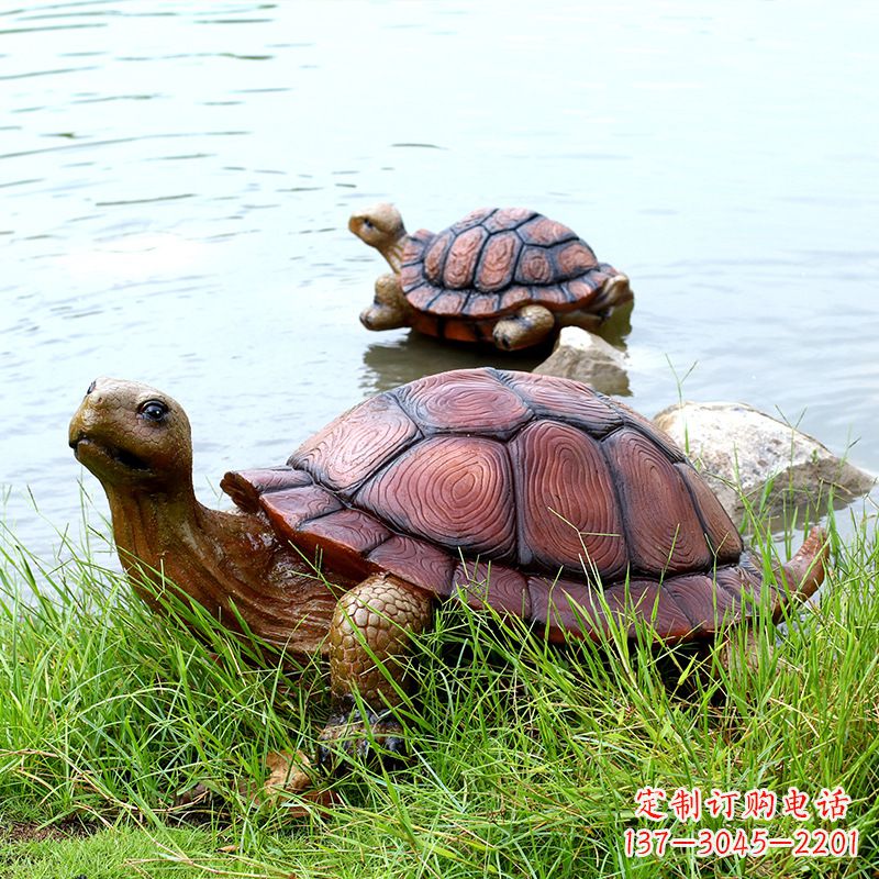 江西精美乌龟雕塑,点亮您的池塘水景