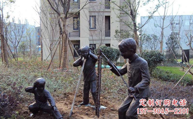 江西中领雕塑 | 为儿童景观带来美好的铜雕塑