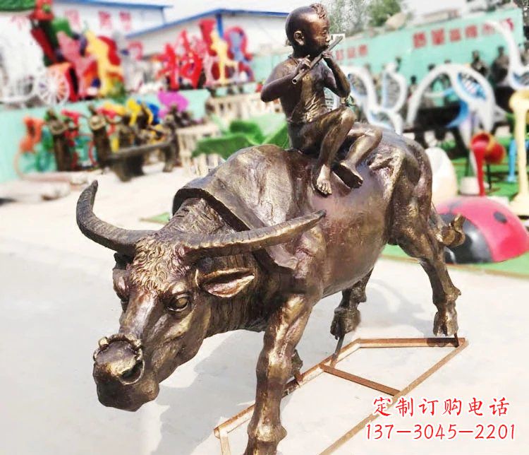 江西牛郎雕塑精美绝伦的铜雕艺术