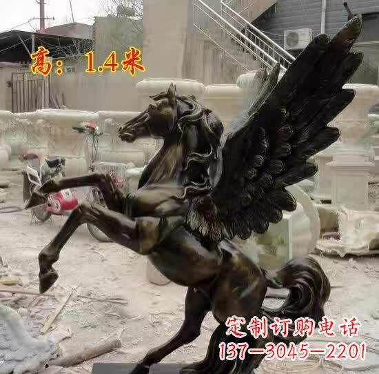 江西飞马动物铜雕