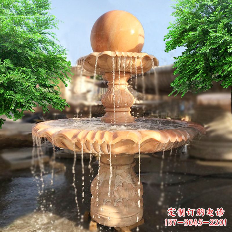 江西精致别致的风水球雕塑