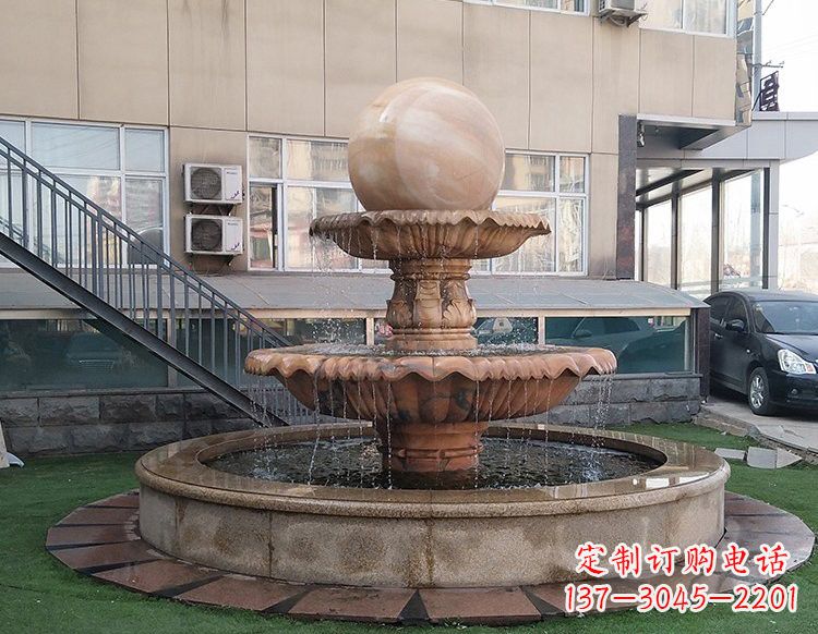 江西独特的风水球石雕