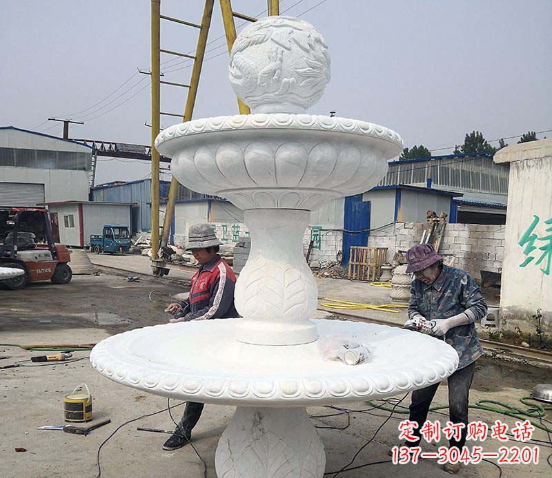 江西风水球喷泉石雕塑