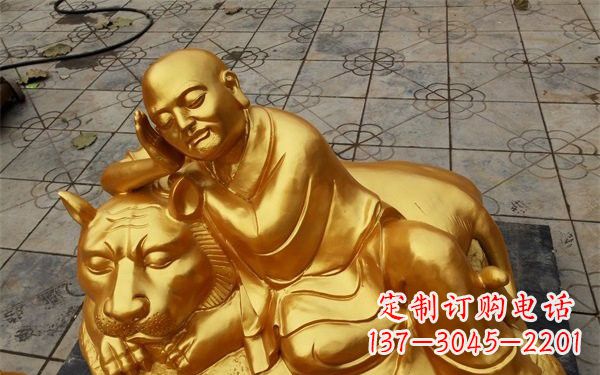 江西伏虎罗汉铜雕,古典美学与艺术的完美结合