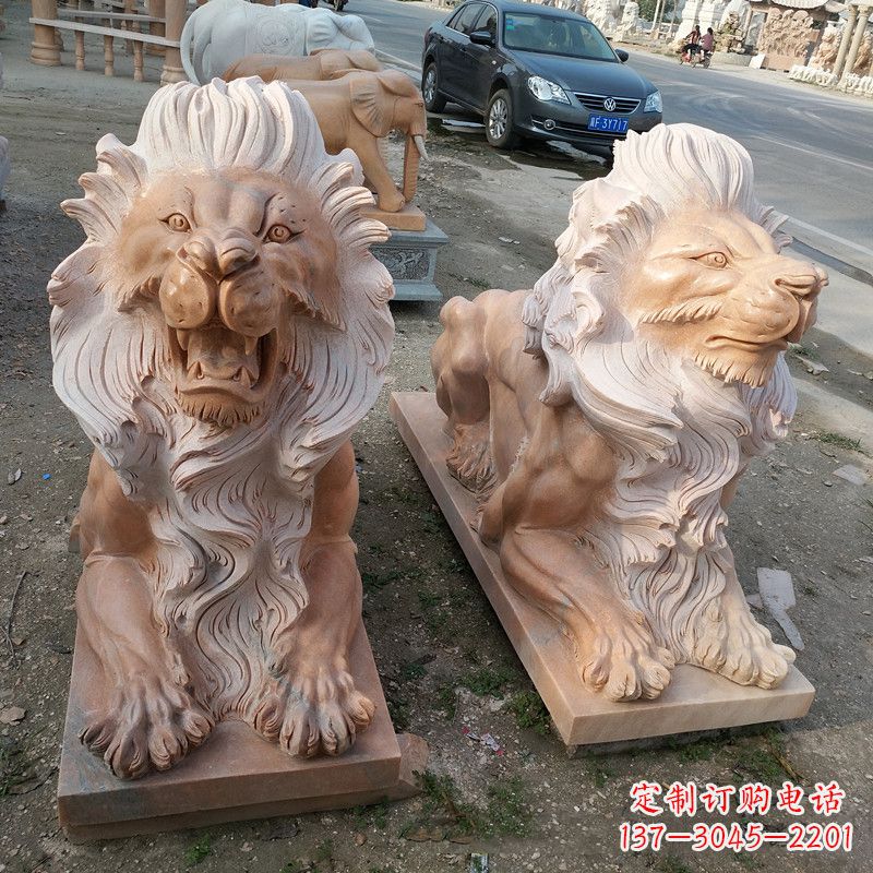 江西港币狮子爬狮雕塑