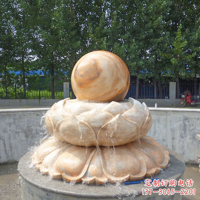 江西高档石制风水球雕塑让您的空间充满风水之力