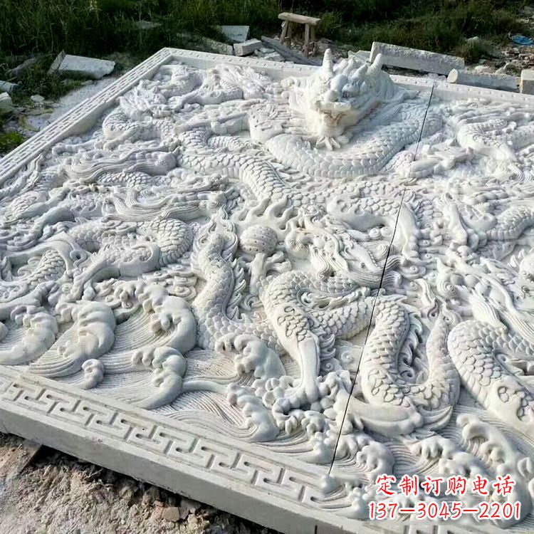 江西高浮雕龙纹建筑浮雕