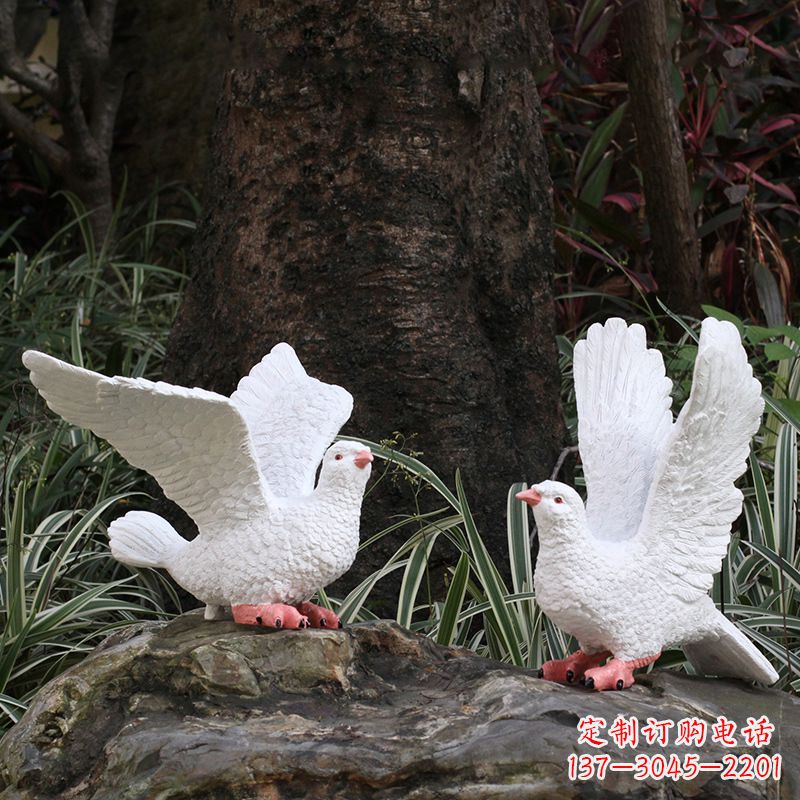 江西精美的鸽子抽象雕塑