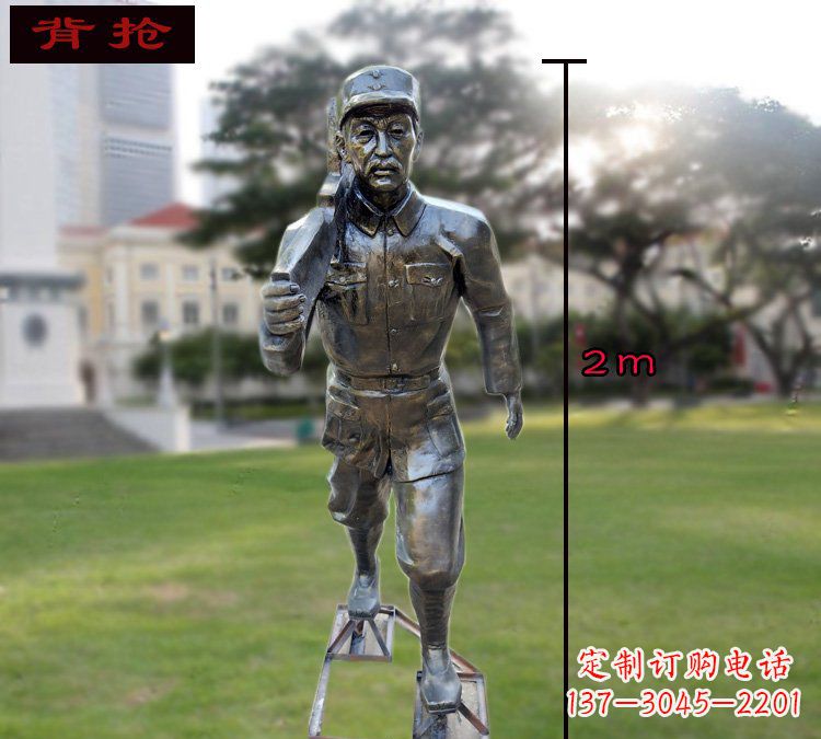 江西中领雕塑英勇勇士铜雕