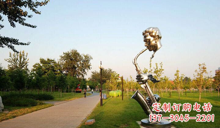 江西不锈钢萨克斯抽象雕塑