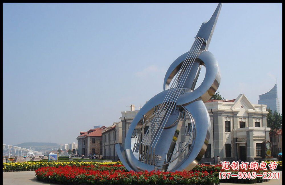 江西YFZD-001不锈钢抽象大提琴雕塑