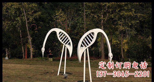 江西精美不锈钢仙鹤雕塑