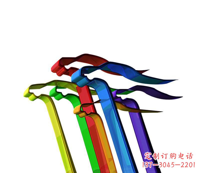 江西欣赏性强的不锈钢飞翔飘带景观雕塑