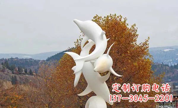 江西山东中领雕塑海豚雕塑让自然之美悠然而生