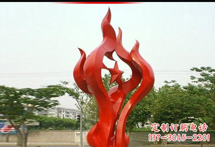 江西 不锈钢火炬雕塑-美轮美奂