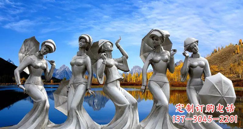 江西现代少女雕塑