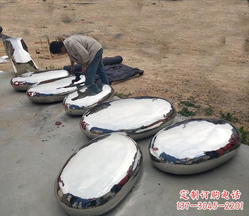 江西中领雕塑水滴形艺术雕塑