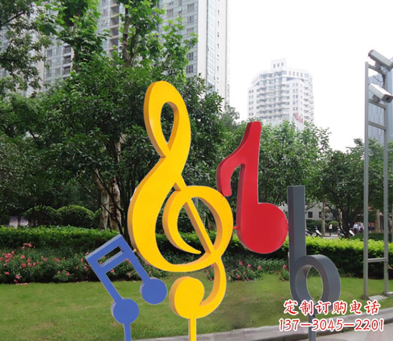 江西不锈钢音符雕塑-引领您的心情旋律