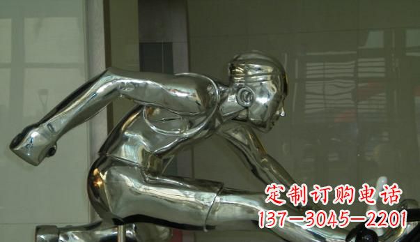 江西不锈钢运动员雕塑