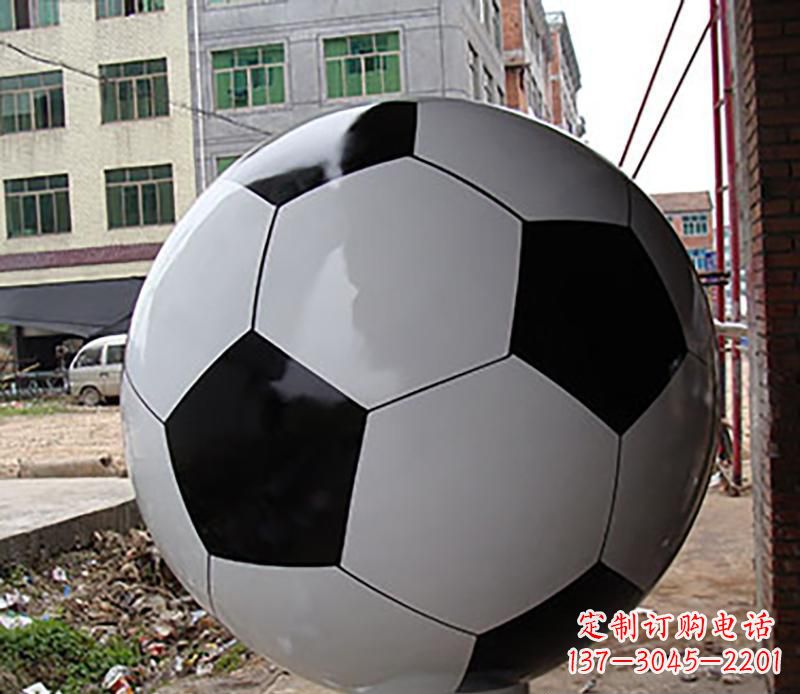 江西优质不锈钢足球雕塑