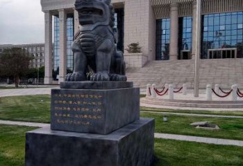 江西法院神兽獬豸雕塑--正大光明庇护激励雕塑