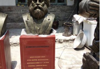 江西欣赏历史，珍藏马克思头像雕塑
