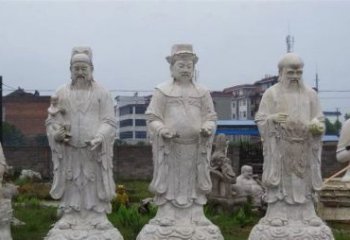 江西福禄寿神像石雕定制服务
