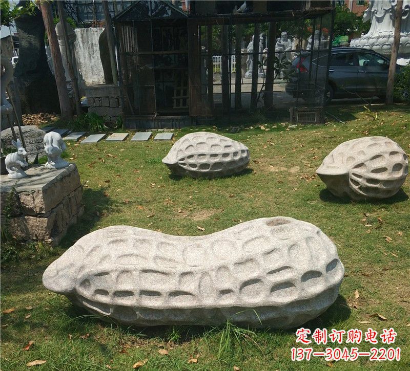 江西精美大理石花生雕塑
