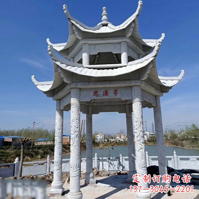 江西公园大理石凉亭