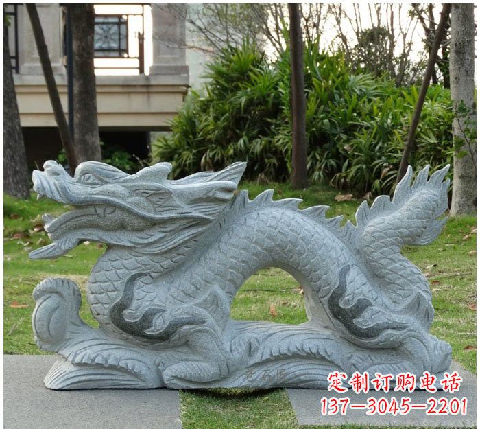 江西精美雕刻的大理石龙雕塑