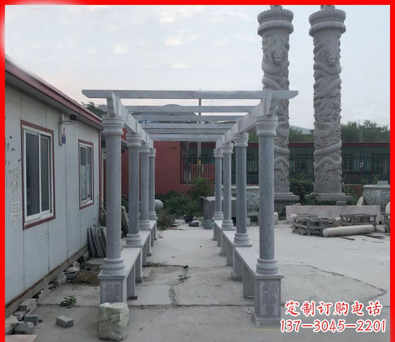 江西艺术之大理石石雕长廊