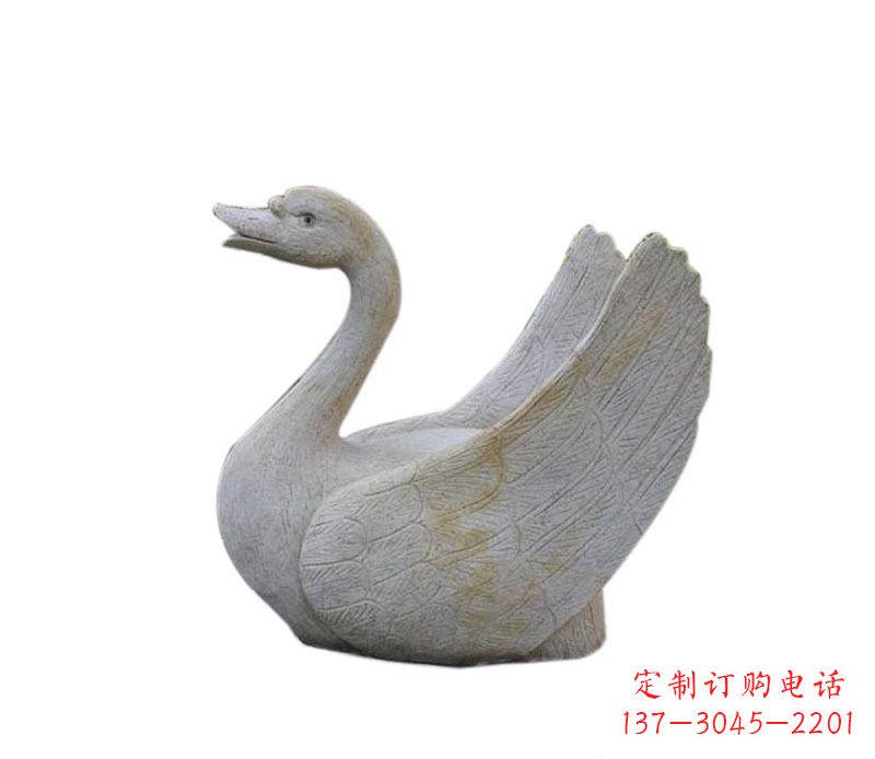 江西中领雕塑 | 天鹅石雕景观喷泉