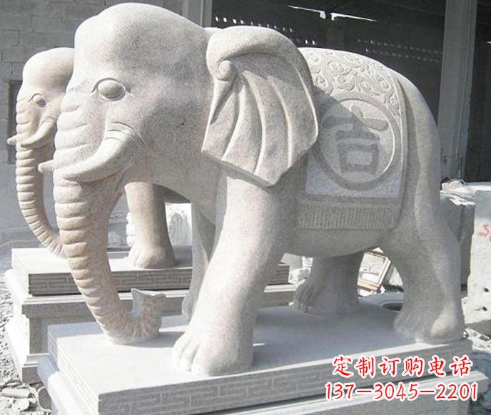 江西公园环境装饰——经典吉祥大象雕塑