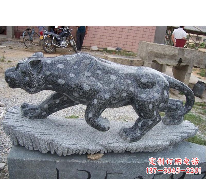 江西华美动物猎豹石雕