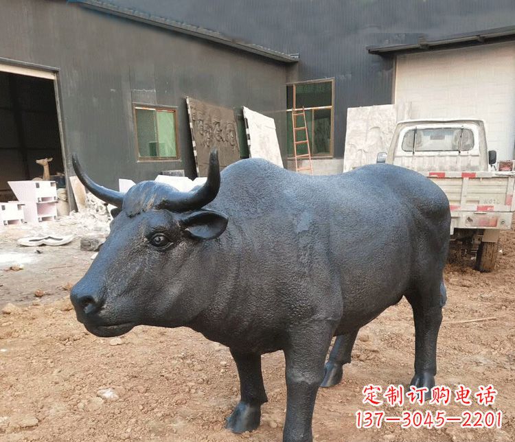 江西公园动物铜雕牛