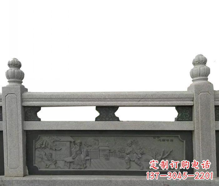 江西公园仿古石雕栏板