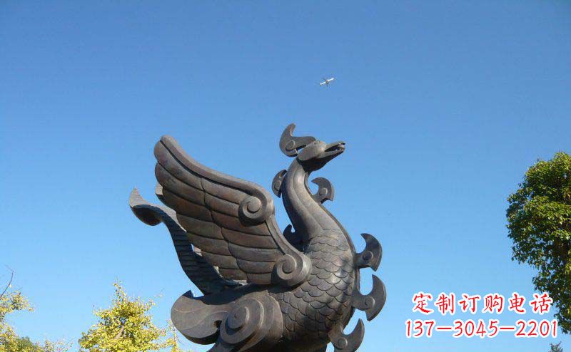 江西艺术雕塑 | 公园凤凰铜雕