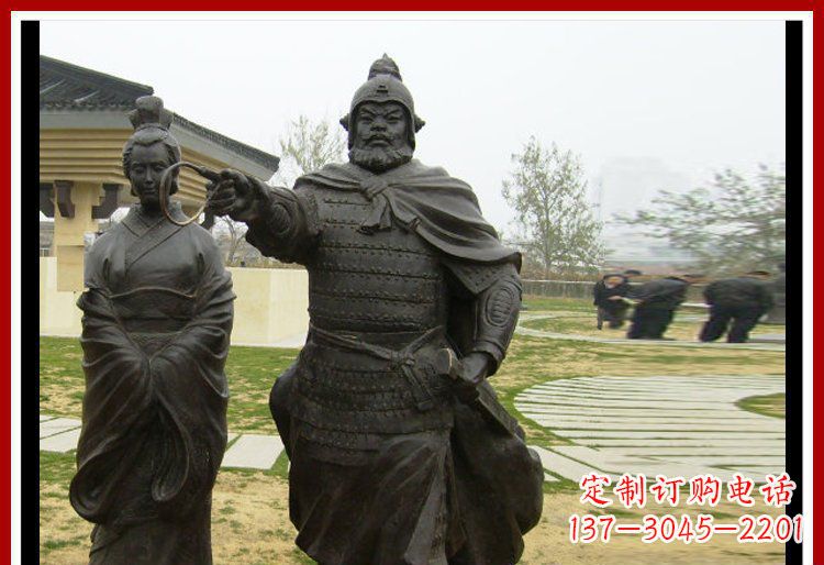 江西灵巧雄姿,威武将军铜雕塑