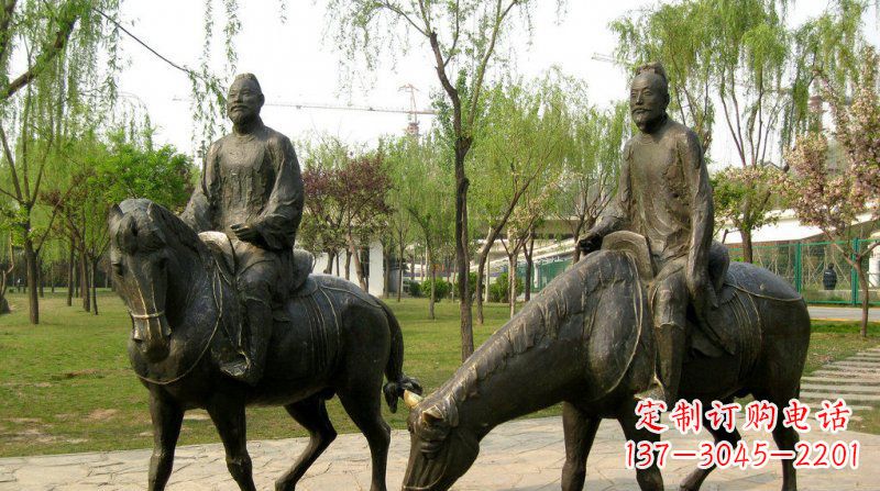 江西浪漫动人的骑马雕塑