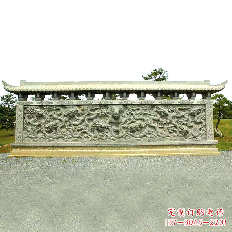 江西山水玉龙壁雕艺术