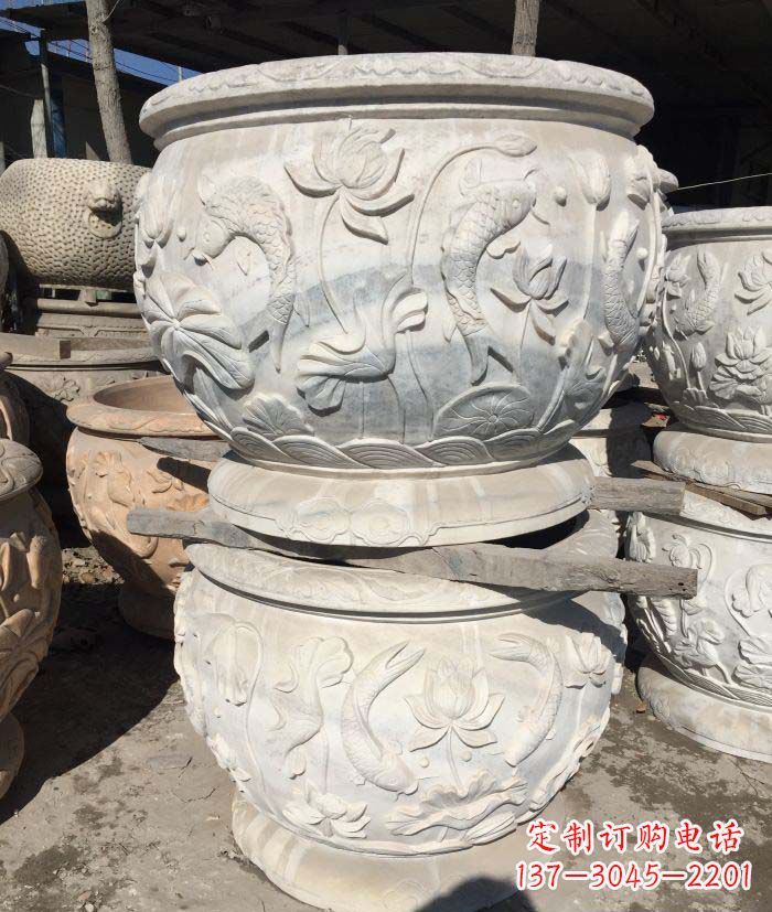 江西精美荷花雕塑 彰显优雅之美