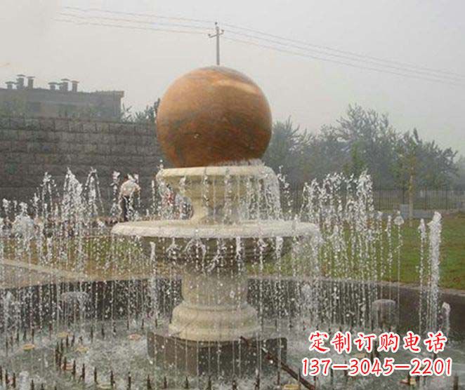 江西艺术品级风水球喷泉石雕