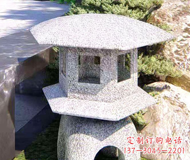江西石头雕塑灯——点亮公园之美