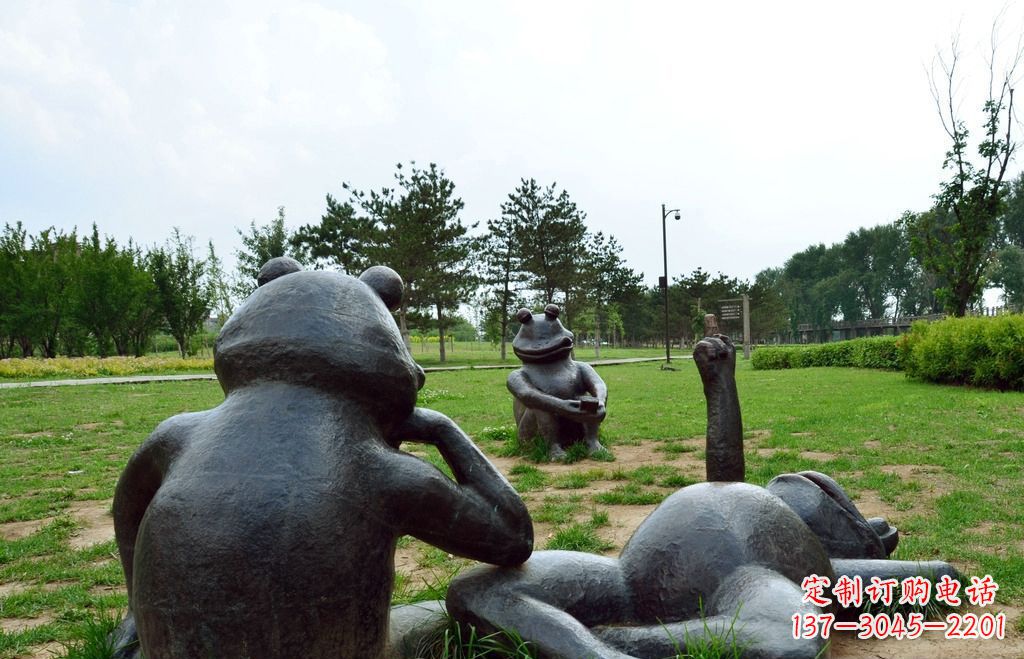 江西中领雕塑 | 艺术级青蛙铜雕
