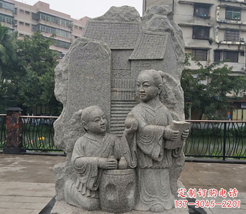 江西高品质孔融让梨石雕